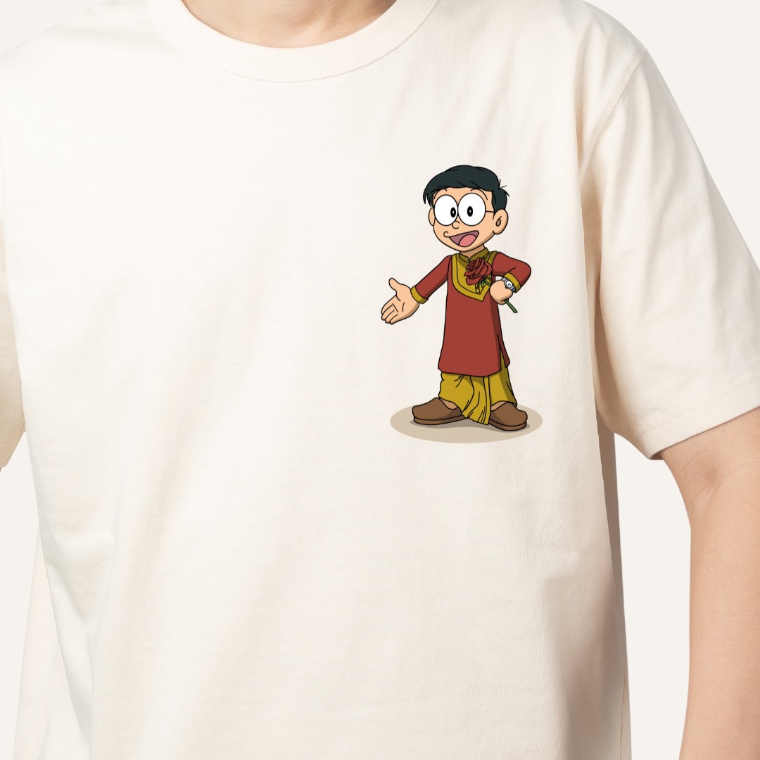 BodhidiptaSR's tweet photo. Will you wear our new collection @iammony ???
Meet Nobita Babu https://t.co/u9UxAXRM5Q