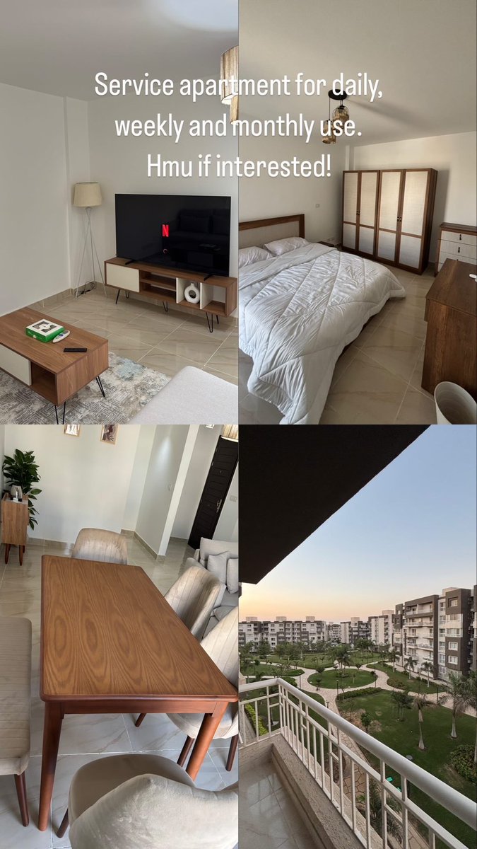 _iamsaad_'s tweet photo. Service apartment available for daily, weekly and monthly use in New Cairo!
RT pls for a higher reach <3 https://t.co/GhT0zcPBvW