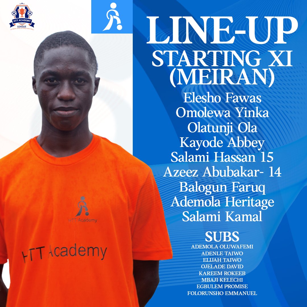 httacademy1's tweet image. Teams Starting line up in MEIRAN 🟧----🟦 GBAGADA 🏆
.
.
.
.
#httleague2024
#grassrootstootball
#discoverdevelopdeploy
 #footballinnigeria
 #youthfootballtraining
#httacademyng
#GISELLE 
#SB19