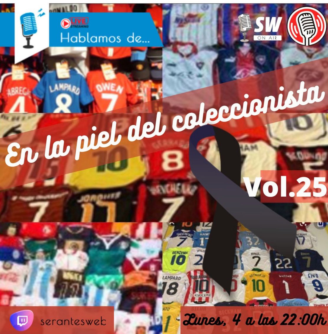 🗓️El proximo Lunes a las  22h programa especial en <a href="/SerantesO/">SerantesWeb</a>

Coleccionistas de camisetas de España donan una camiseta de su colección en favor de los damnificados de la #dana #Valencia

#elpoblesalvaraalpoble

☑️ Nos sigues en twitter??

❤️ívelo en twitch.tv/serantesweb