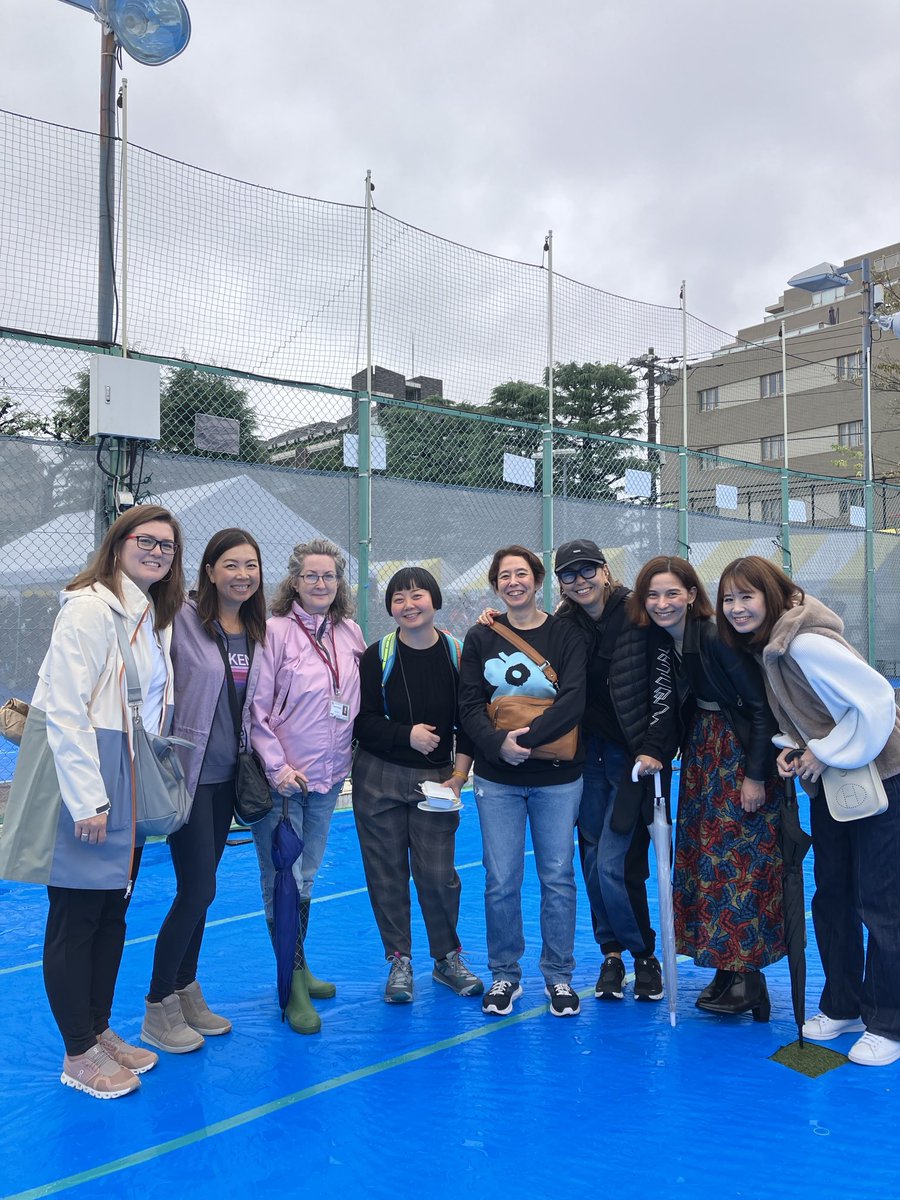 At our Festival today a 30th reunion… class of 1994…. My first English class at Seisen … grade 8!!!