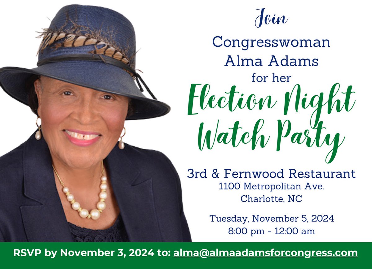 Join me for my Election Night Watch Party!!