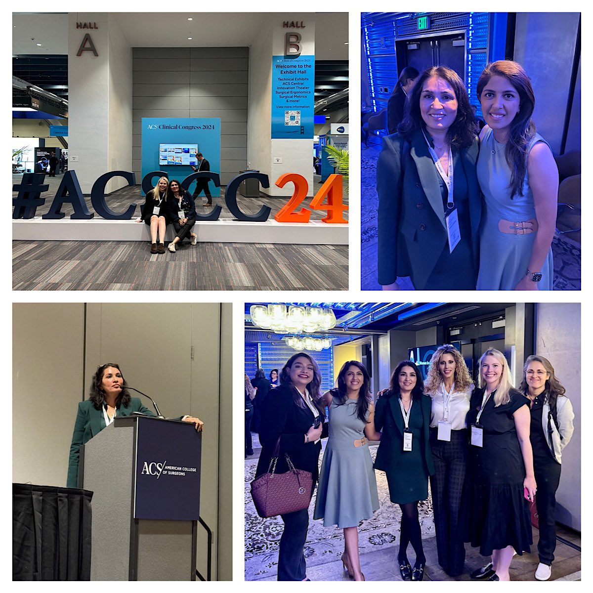 A bit late in posting, but it was an honor and privilege to serve on the Video-Based Education Committee for the American College of Surgeons and to have the opportunity to moderate the colorectal VBE sessions at the ACS 2024 Clinical Congress in SanFrancisco. Spending time with