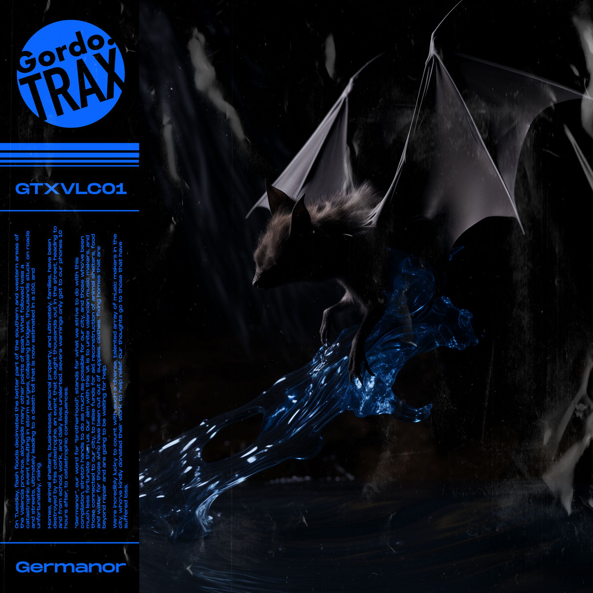 Desde Gordo Trax se lanza un recopilatorio solidario con material de varios productores valencianos como Pájaro Dune, CØRE, SCHRZØ, Finalversion3, Estrato Aurora, FAVSTO, Stroc, H. Paul  Comarca o Atisbo &amp; Fes Bondat, entre otros bit.ly/4hzBnGz