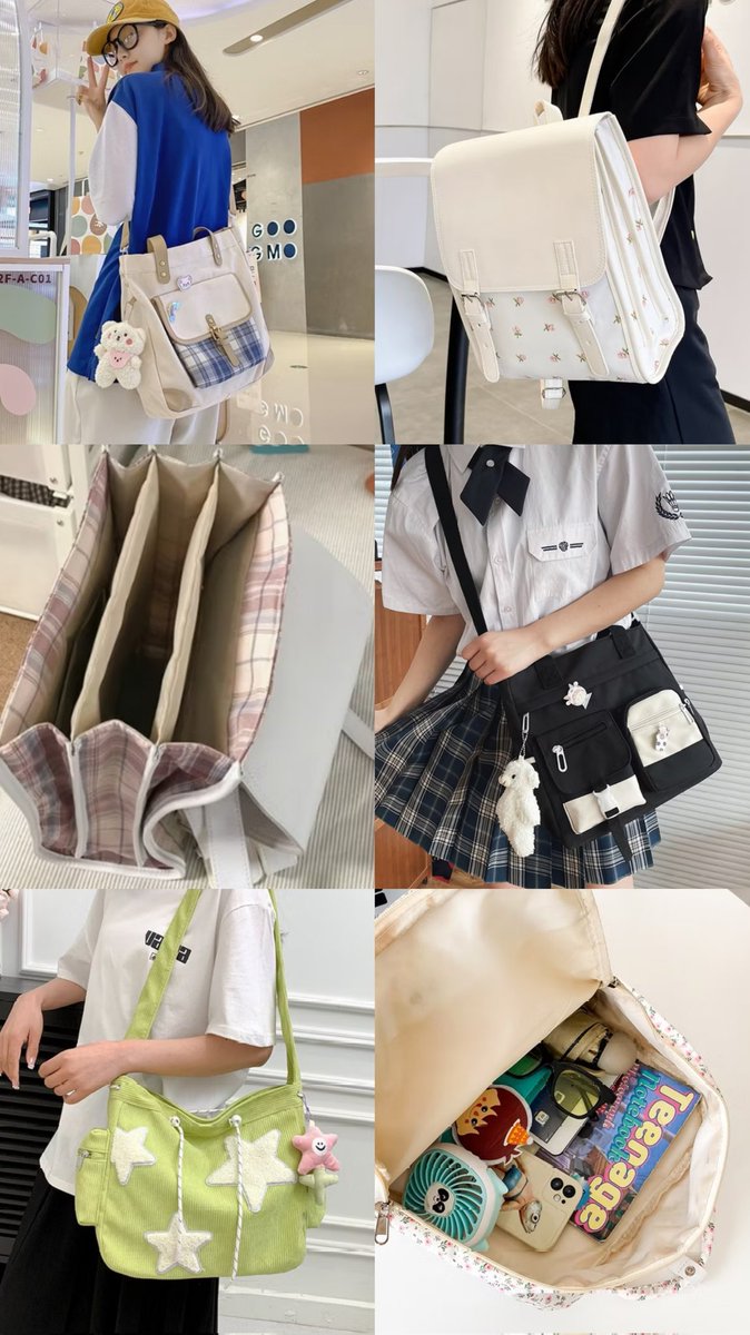 akusayangdk's tweet photo. 🌻 Rekomendasi Tas Lucu Serbaguna 🌻

Cocok dipakai buat kerja, kuliah &amp; sekolah karena muat banyak barang dan motifnya lucu 😻 Cocok untuk coquette girl nih🎀 Tersedia tas ransel, slingbag dan totebag

ㅡ A Thread ㅡ https://t.co/2eSoZPdOBx