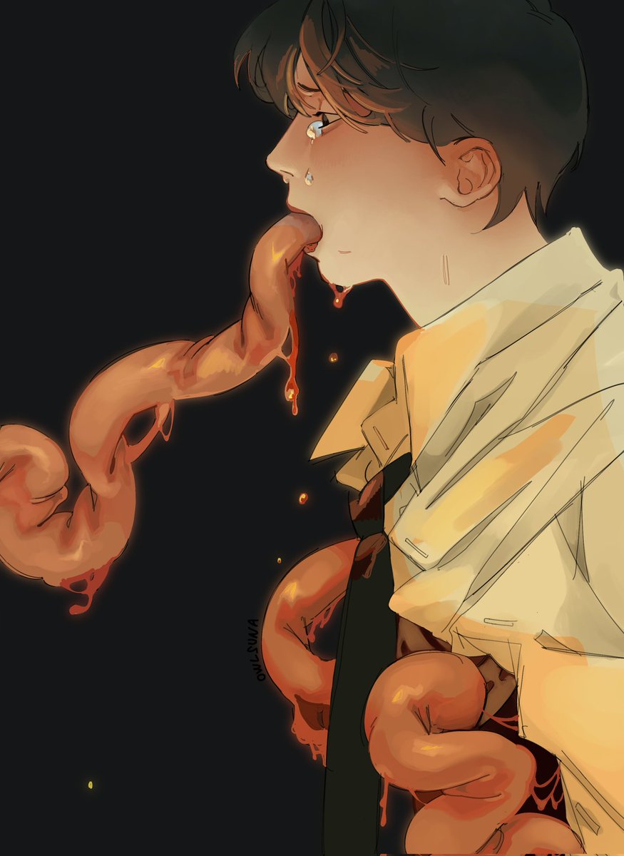 owlsuna's tweet photo. #gore #gorewarning #myart https://t.co/aroPOH8iGE