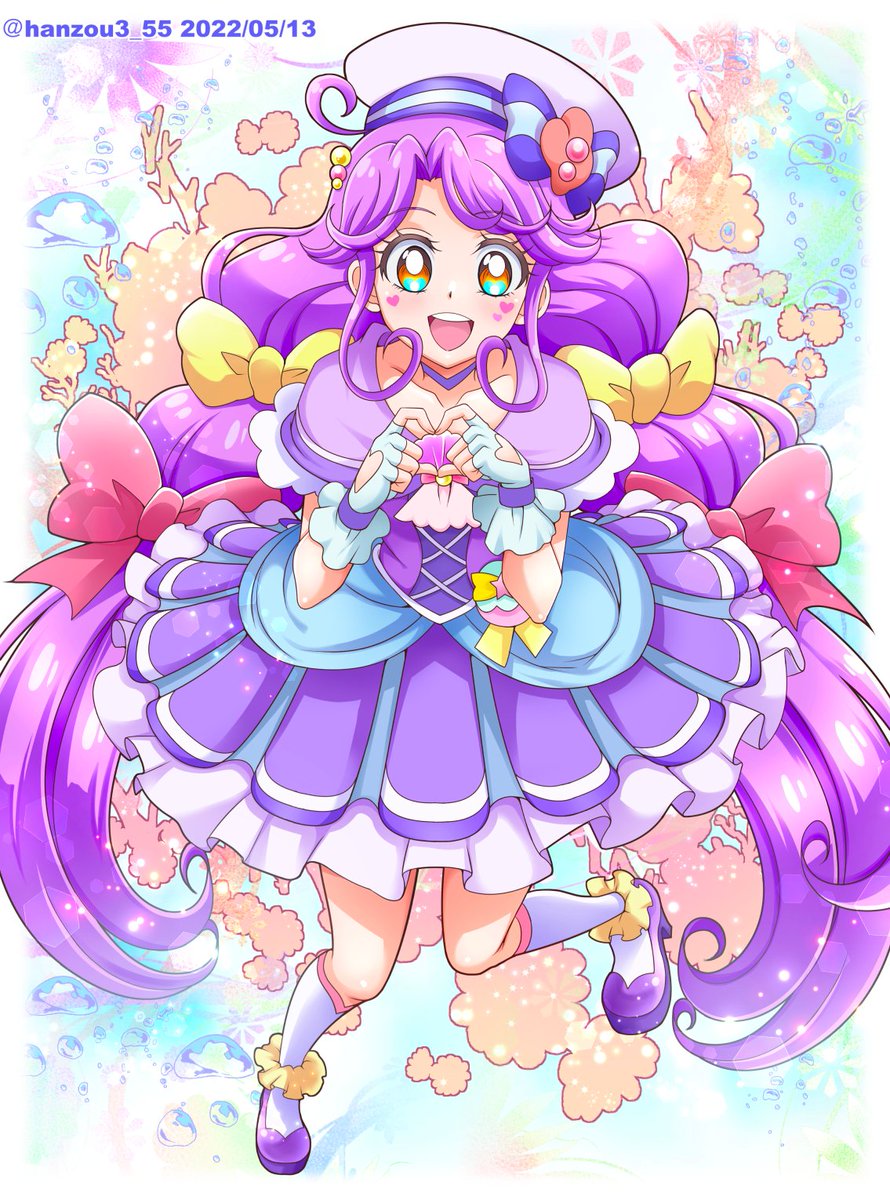 プリキュア「主にプリキュアをメインに描いてます#三連休はフォロワーが増えるらしい 」|半蔵のイラスト