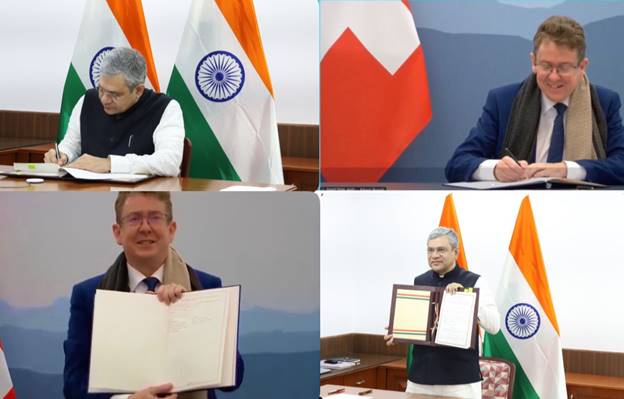 RailAnalysis's tweet photo. #IndianRailways and Switzerland’s #DETEC forge MoU to advance technology, track maintenance and infrastructure modernization
Read more...https://t.co/dfwhWBqUr7
#PIB #Railways #Collaboration #Infrastructure #JointWorkingGroup #JWG #Mou #Partnership #Technology #Project https://t.co/NXHZMQ1Qel