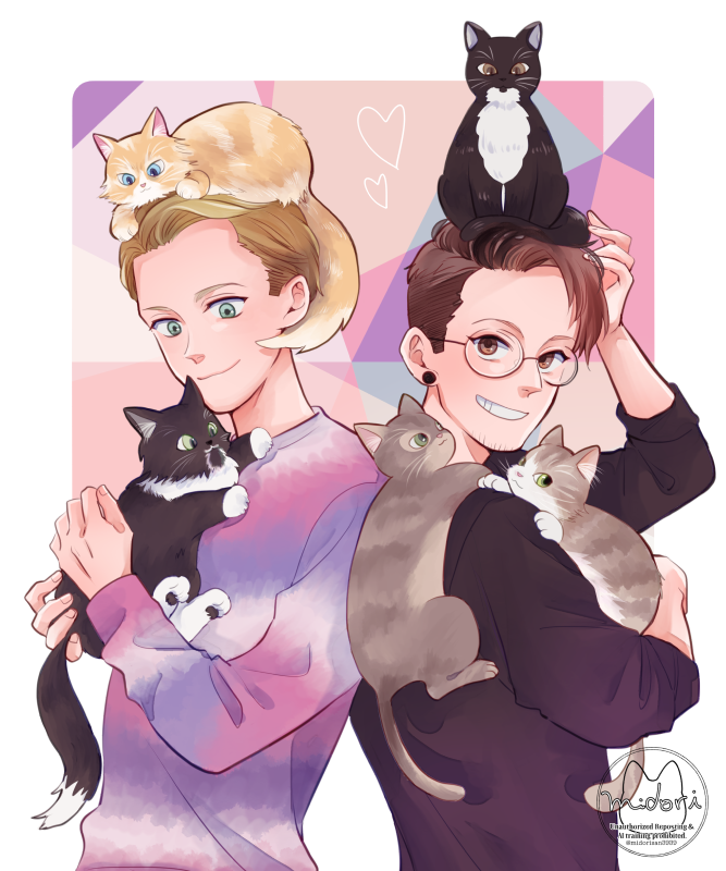 「I changed some color of Zephyr &amp; Dol」|midori🥑のイラスト