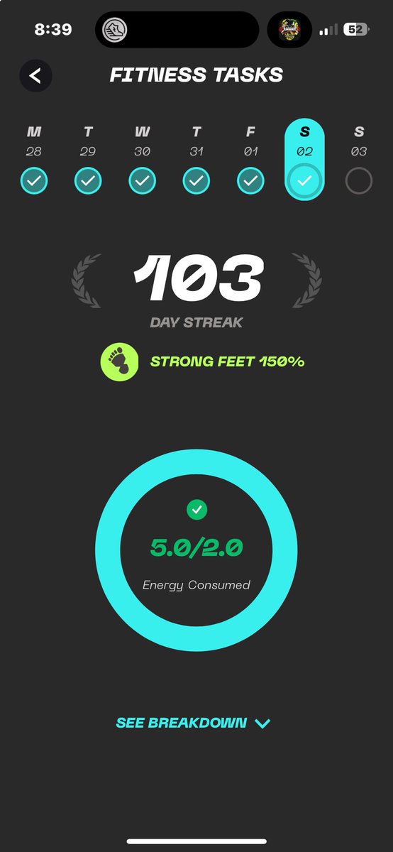 TheGreekQue3n's tweet photo. Daily check in!
#STEPNGO
@Stepnofficial
#fsl #betatest #fitness #movetoearn #wellness #walktoearn #stepn #stepngoer #stepngreece #stepnaustria #stepngermany #walk #run #crypto #web3 #gmt #GGT #sport #STEPNEveryDay #STEPNisFamily #fslchampion https://t.co/HYePPYSL8b
