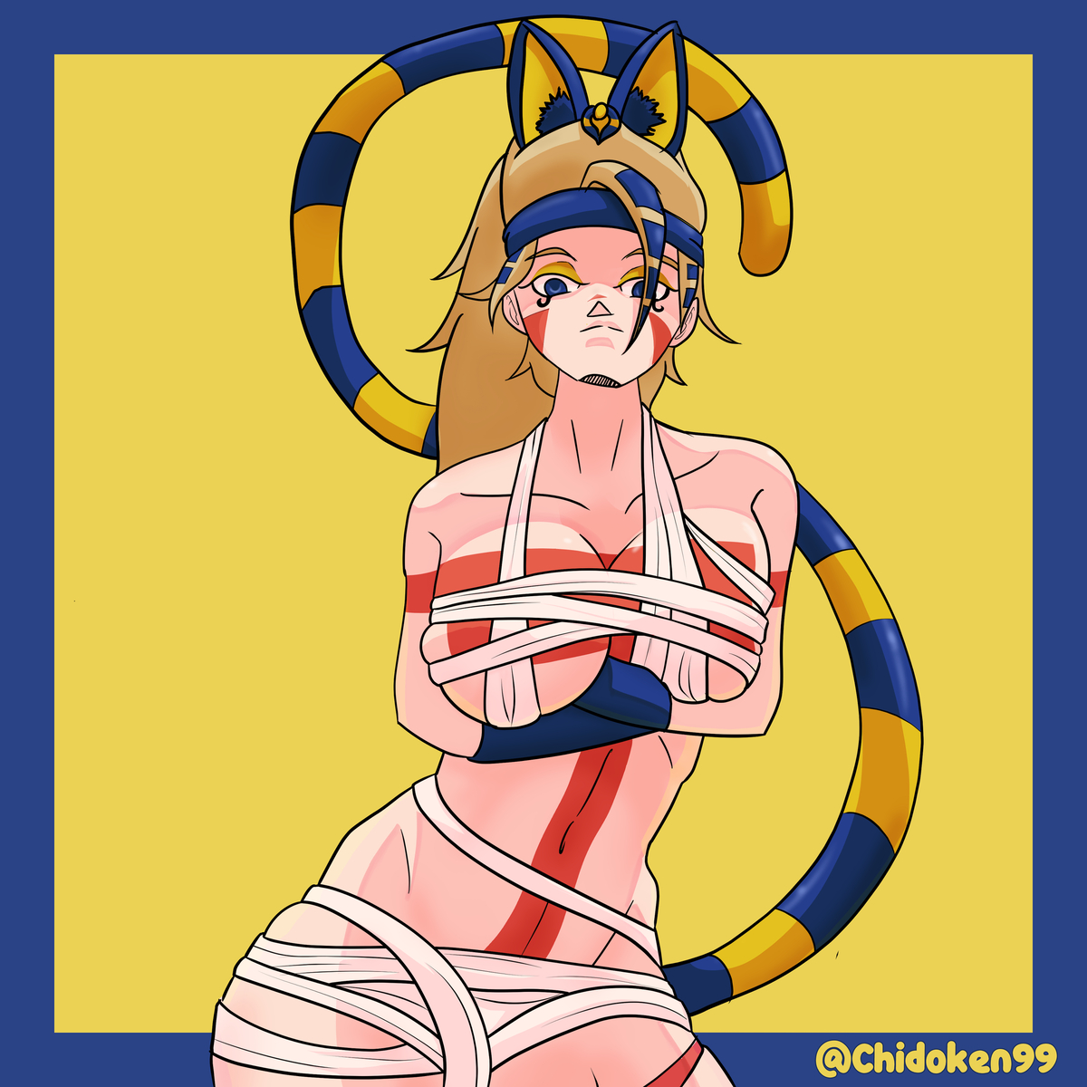 Chidoken99's tweet photo. Meet "Riku"! She commands respect and in what way... 🧐
List by: @ronanniee @khyaruu 
#anime #oc #ankha (1/1) https://t.co/N5rUMIYYcJ