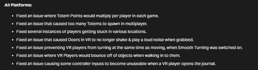 The new <a href="/PlayPhasmo/">Phasmophobia</a> update has some good fixes in it!

Does this mean no more Toilet <a href="/Shooshies1/">Shooshies</a>?
Or will <a href="/FrostiePi/">FrostiePi</a> not get stuck at dinner anymore?

We will have to see!