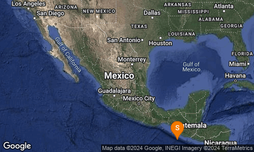 SSNMexico's tweet photo. SISMO Magnitud 4.0 Loc  148 km al SUR de CD HIDALGO, CHIS 02/11/24 00:27:18 Lat 13.37 Lon -92.48 Pf 5 km https://t.co/aJl89GXnyl
