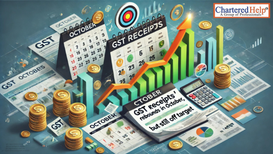 Chartered_help's tweet photo. October Sees Rebound in GST Receipts Growth, Yet Falls Short of Target 

October Collections Exceed ₹1.87 Lakh Crore, Marking Second-Highest Monthly Record with 8.9% Growth from September’s 40-Month Low of 6.5%
 
#gstupdates #gst #charteredhelp https://t.co/HlYsGQb85d