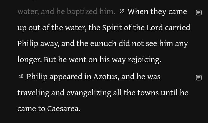 My fellow Nigerians who want to japa, you can japa spiritually with the help of the Holy Spirit. Check Acts 8 for the details... Abeg no cast this update.