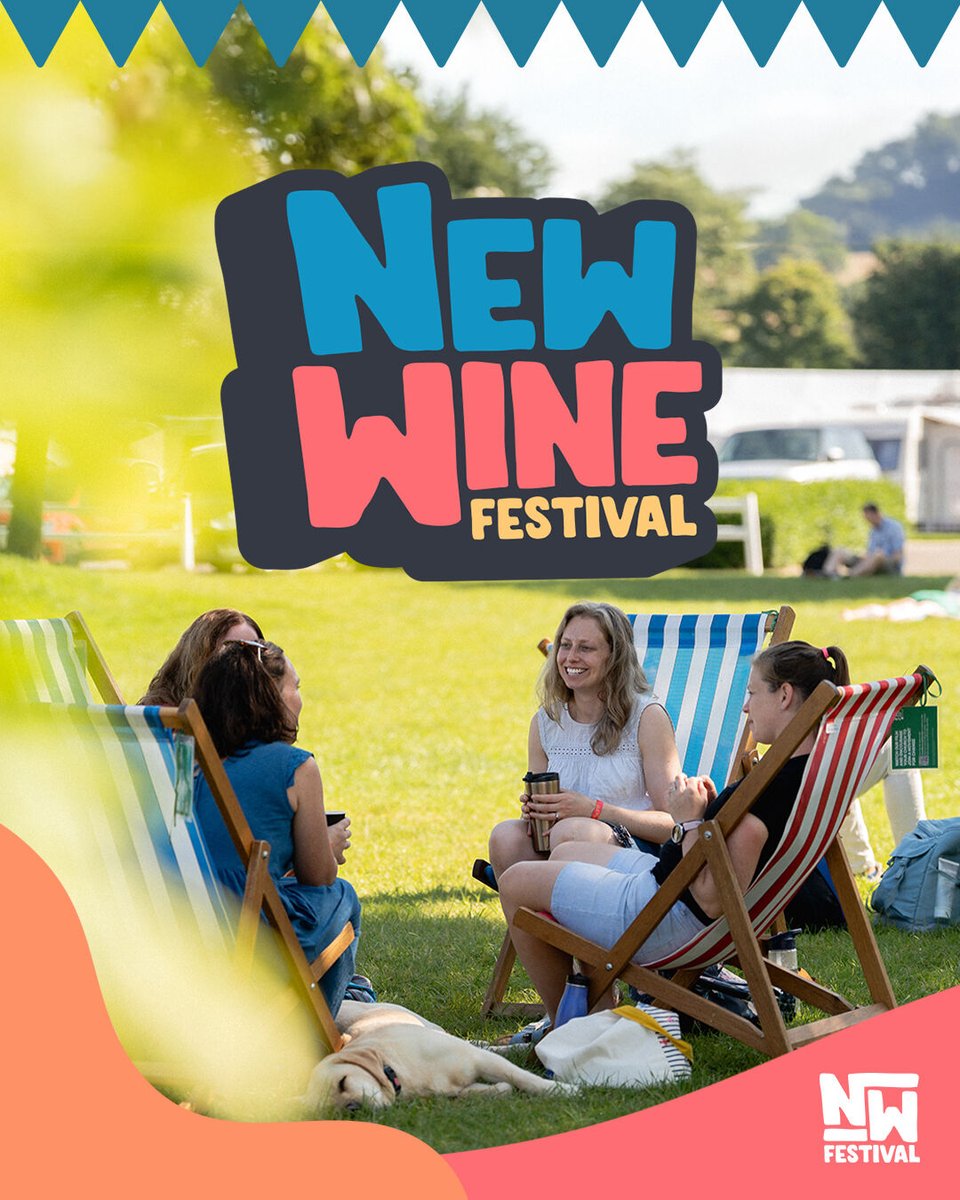 ☀️ Dreaming of those summer days? There's no better time to book for New Wine Festival! ☀️

🔗festival.new-wine.org 

#NewWineFestival #NWFest