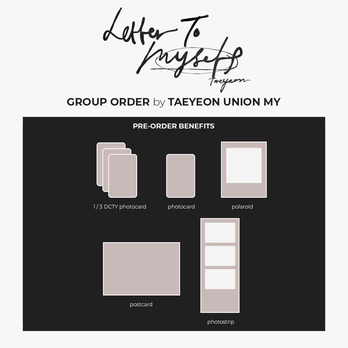 taeyeonUnionMY's tweet photo. [HELP RT/MY GO] TAEYEON - The 6th Mini Album ‘Letter to Myself’ x @DC_TaeYeon

💰 RM85-RM285 
⏳ 7th NOV @ 5PM (DCTY) // 14th NOV @ 5PM
🔗https://t.co/q0HnaV7dqe

** no second payment required
** TUMY freebies 

#태연 #TAEYEON #LetterToMyself #소녀시대 #GirlsGeneration #pasarSNSD https://t.co/4NSrCejxiu