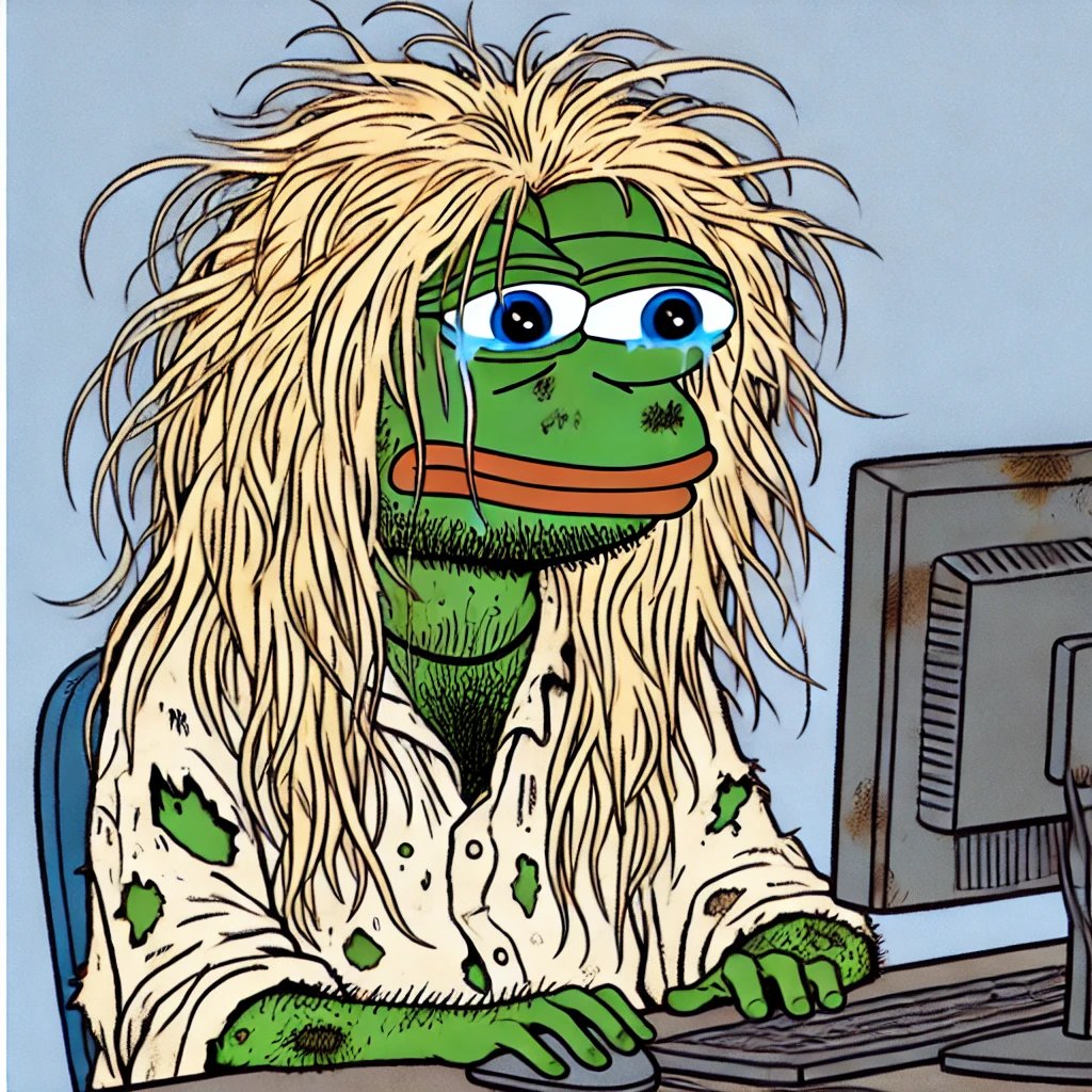 When you've spent your whole life as a commissioned painter and woodcarving craftsman and never studied computer science, trying to understand the discussions in the #CounterpartyXCP telegram group. #Pepe #NFT
#Stamps #Ordinals #Bitcoin