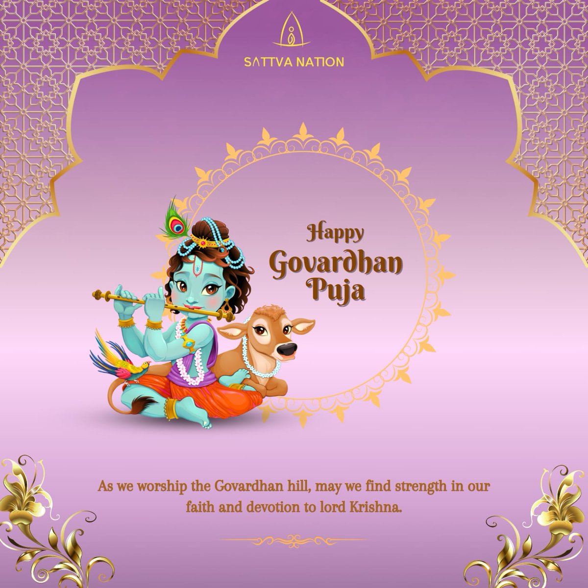 Happy Govardhan Puja! 🙏

At Sattva Foundation, we believe in honoring traditions that remind us of sustainability, gratitude, and respect for our environment. 🌏

#SattvaFoundation #GovardhanPuja #Sustainability #HarmonyWithNature

10m