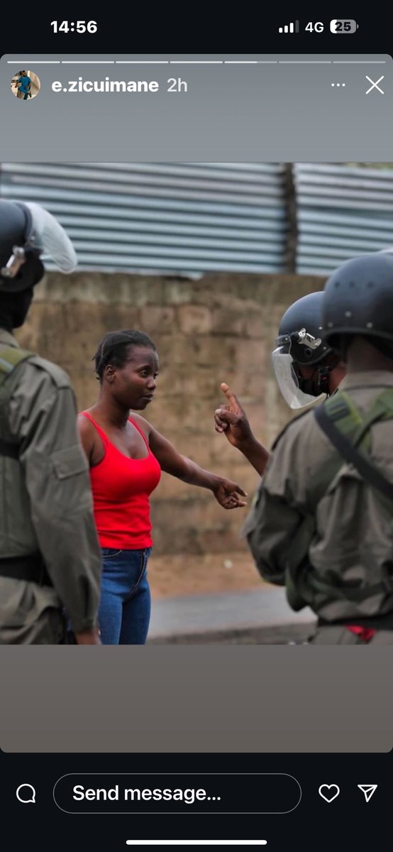 JosinaZMachel's tweet image. Yesterday in  Mozambique’s streets 🇲🇿