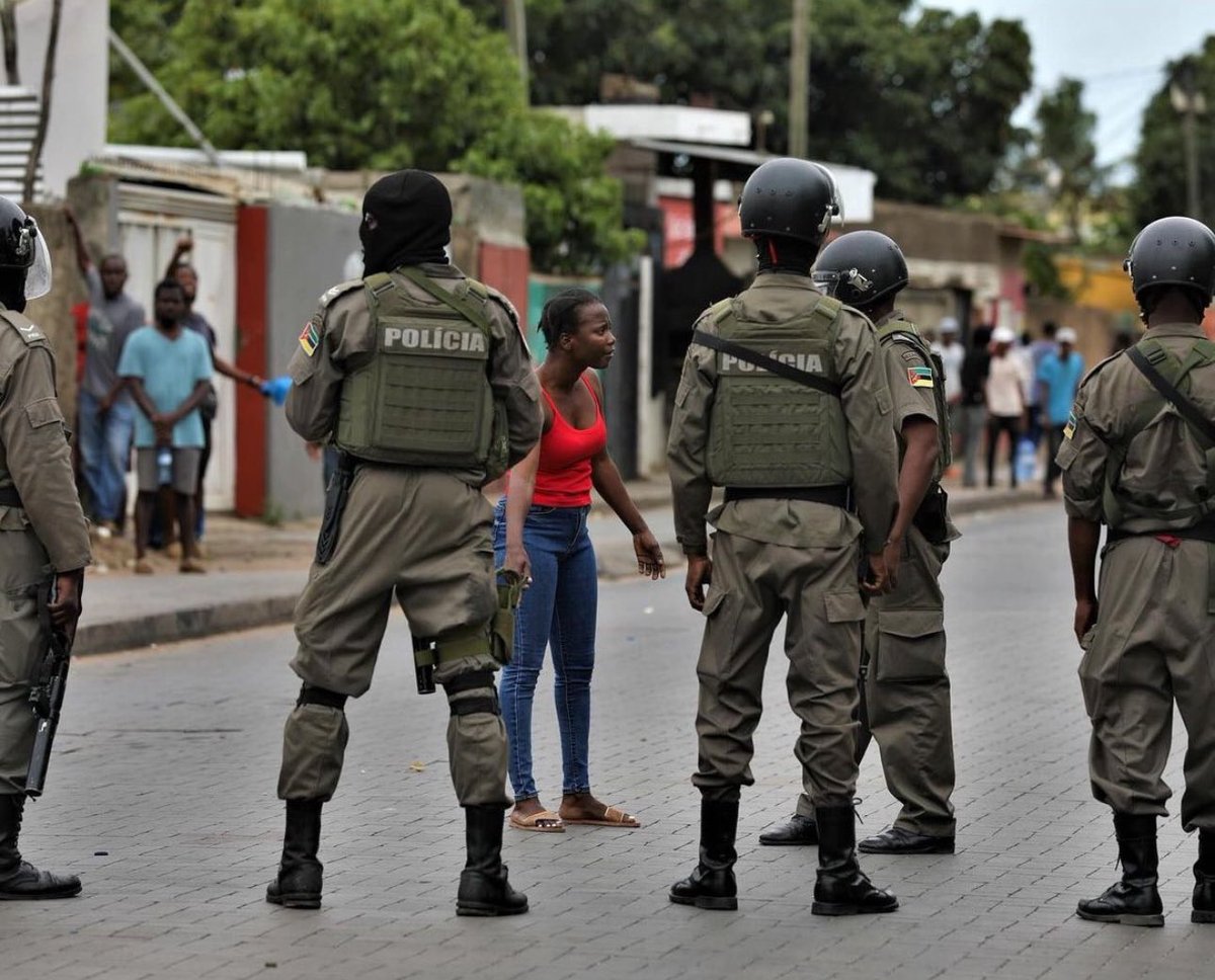 JosinaZMachel's tweet image. Yesterday in  Mozambique’s streets 🇲🇿