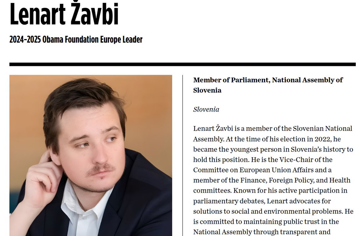 JozeBiscak's tweet photo. Najbrž se @lenartzavbi s svojim izpadom na Sv. #Urh-u o neonacistih, ki naj bi sedeli v @Drzavnizbor, želi izkazati pri @ObamaFoundation👇. Tudi @nikakolac iz @8Marec je bila pri @BarackObama. Tja gredo očitno samo simpatizerji #komunist-ov. https://t.co/rv8aWE8bjG