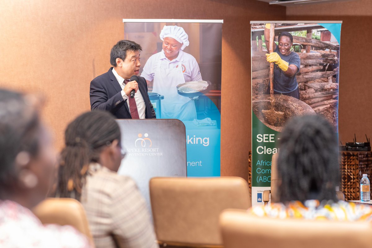 <a href="/EUinUG/">EU in Uganda</a> <a href="/David_energyGIZ/">David Otieno</a> <a href="/NREP_Uganda/">National Renewable Energy Platform (NREP) 🇺🇬</a> <a href="/MEMD_Uganda/">Ministry of Energy & Mineral Development</a> <a href="/NicMukisa/">Nicholas Mukisa, PhD</a> <a href="/brianisabirye/">Brian E. Isabirye, Ph.D.</a> <a href="/Emashoo/">Eve Mashoo</a> The SEE Clean Cooking programme is implemented across several countries in Africa and Asia, including Uganda, Kenya, Ethiopia. In Uganda, we work closely with <a href="/MEMD_Uganda/">Ministry of Energy & Mineral Development</a>, alongside our strategic partners @CLASPappliances and thematic implementers like <a href="/energia_org/">Energia</a>

#REC24