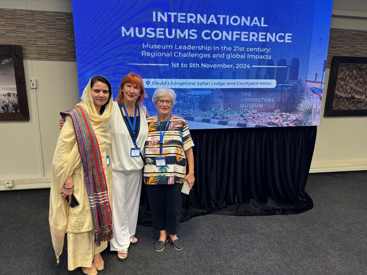 intercom_icom's tweet image. ICOM INTERNATIONAL CONFERENCE IN LIVINGSTONE, ZAMBIA, just started: Three IC chairs INTERCOM, @IcomNathist and @ICOM_ICR ,  organisers at the beginning of the conference