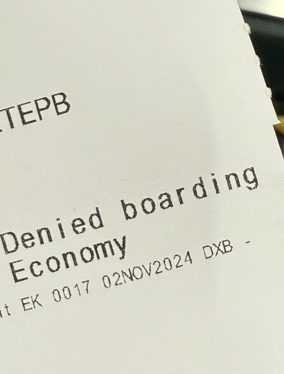 I’m not sure this is what <a href="/emirates/">Emirates</a> mean when they talk about # FlyBetter - been taken off our plane as it was overbooked. Travelling in this day and age is stressful enough as it is- this doesn’t help- especially when this is our 7th or 8th (and probably last trip) 😡😡😡