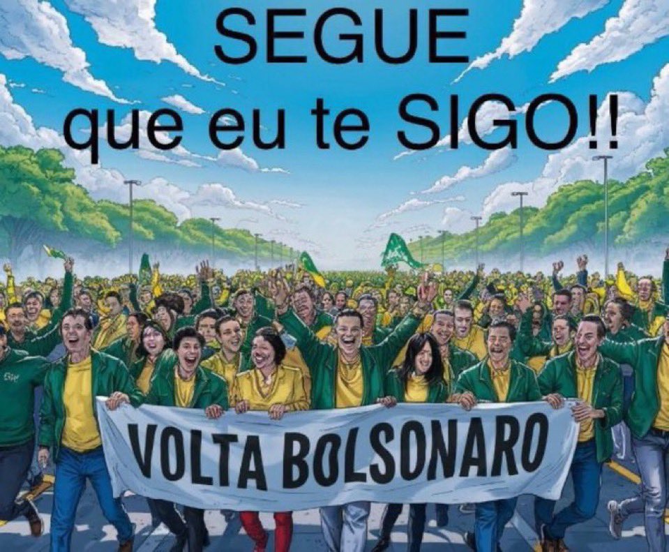 Bom dia Patriotas
Bom dia Direita

Vamos ganhar muitos seguidores hoje e fortalecer a direita!
Juntos somos mais fortes🔰💪🤝

🇧🇷POR UM BRASIL MELHOR 
🇧🇷SEMPRE VERDE AMARELO
🇧🇷DEUS ABENÇOE A TODOS

👉 Comente com um 👍

👉 Curta 👊

🔄🇧🇷  RETUÍTE  🇧🇷🔄

🗣 SIGAM E SERÃO SEGUIDOS