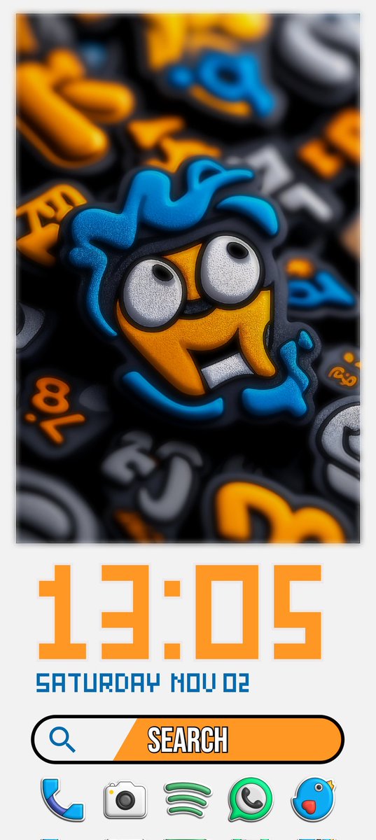 After a long time 😅
Today's HS : Poppin sticks 💕 
Wall - <a href="/Halleyapps/">Halley Apps ™</a> t.me/halleywalls
Icons - Poppins <a href="/Bludocs/">Bludox</a> 
Top widget - noodle kwgt <a href="/CustomizerAndro/">AndroCustomizer</a> 
Search bar - #graffitikwgt