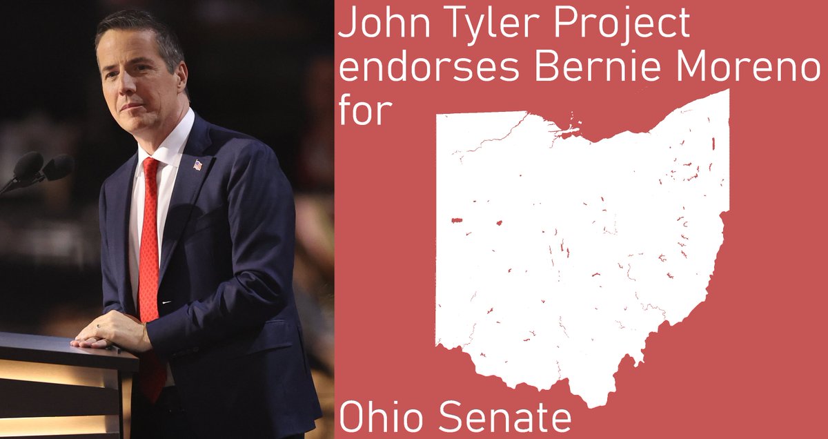 ProjectJTyler's tweet image. The John Tyler Project is proud to endorse Bernie Moreno! Being sued multiple times for refusing to pay his employees is something we strongly support. We strongly support his actions and hope to see him win tomorrow.