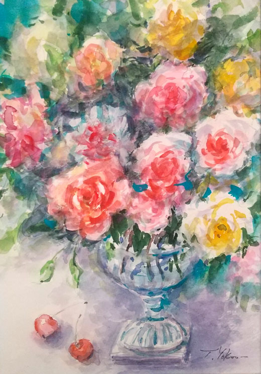 花の水彩画 - Search / X 花の水彩画 - Search / X