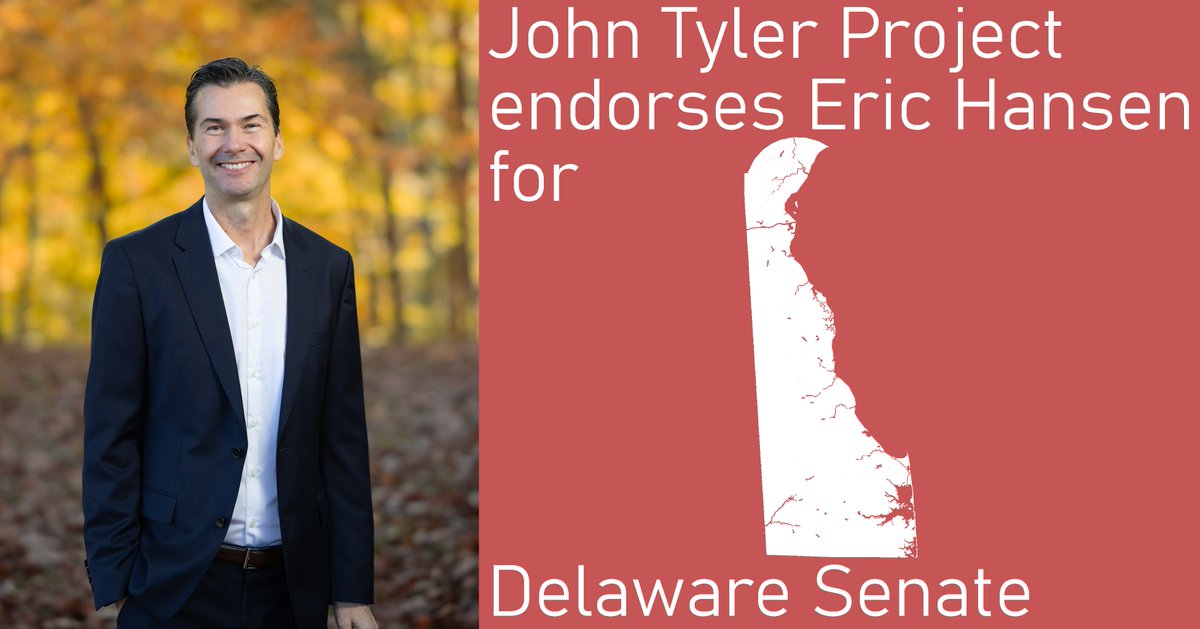 ProjectJTyler's tweet image. The John Tyler Project is proud to endorse Eric Hansen! Running a weak campaign is something we will always support. We hope to see Eric Hansen win the Senate election tonight.