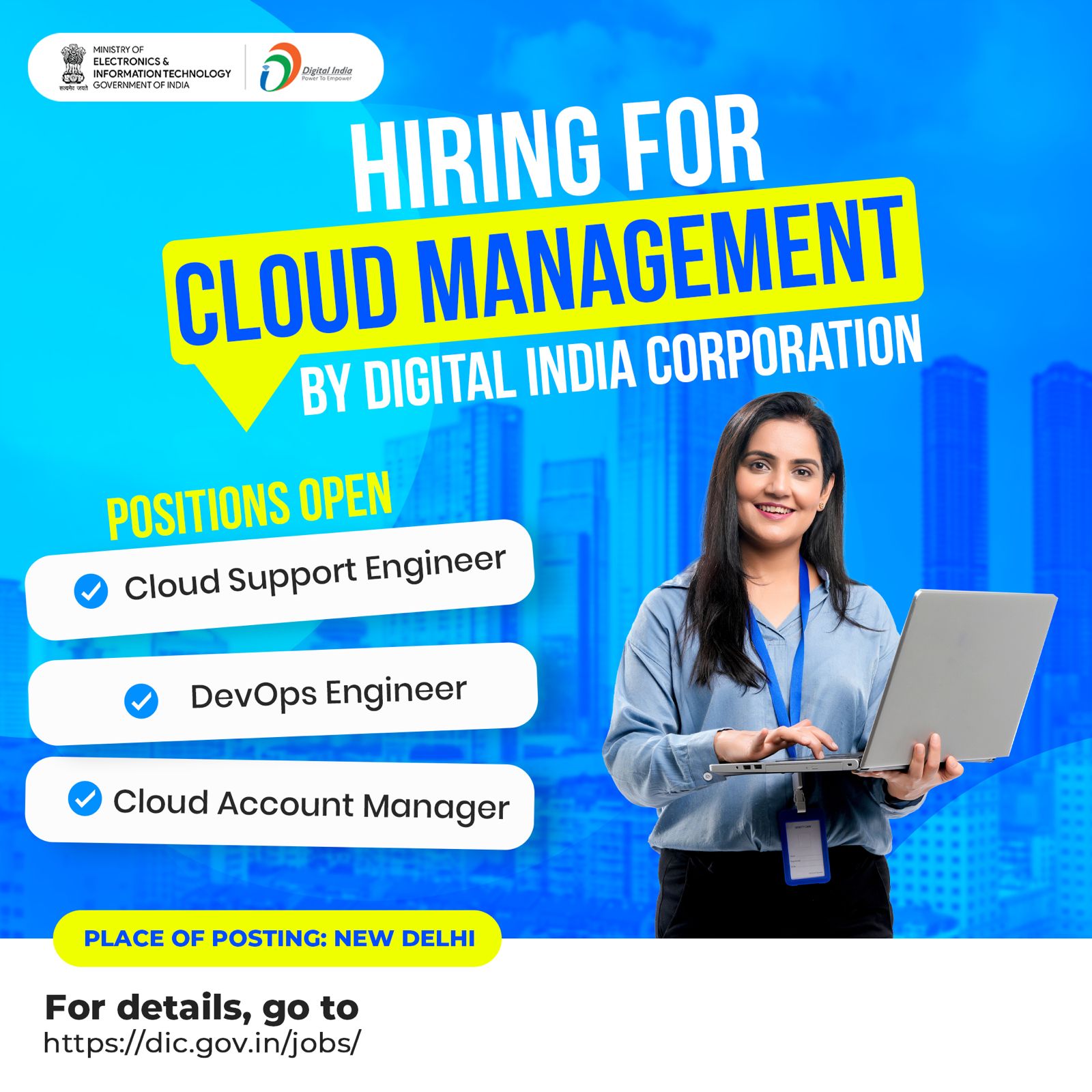 Ministry of Electronics & IT on X: “Work in cloud management! The