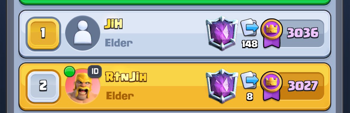 Both my accounts 3k 🙏🏽 need more friends DM , #ClashEsports #ClashRoyale #CR #JIH #supercell