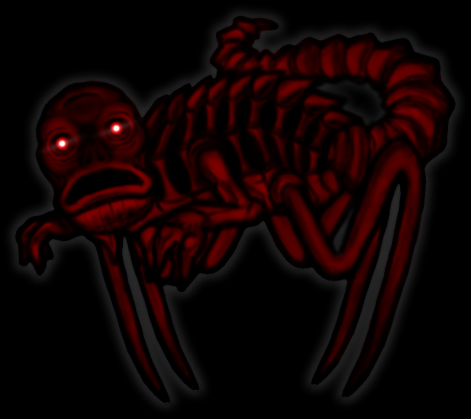 felt like drawing something scary ooooo👻oh the horror! (this is red from nes godzilla creepypasta btw)