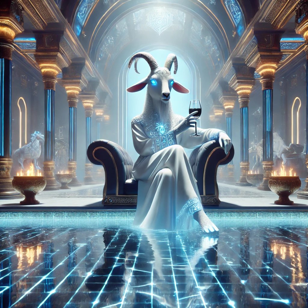 GoatessMaximus's tweet photo. Why follow the herd when you can follow #Goatess? 🐐🚀 Embrace the future of digital royalty. #BlockchainRevolution, #memecoin https://t.co/w19EP6E3fU