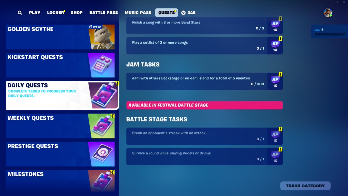 FireMonkey's tweet photo. Fortnite Festival Daily Quests https://t.co/AffmgZzy9K