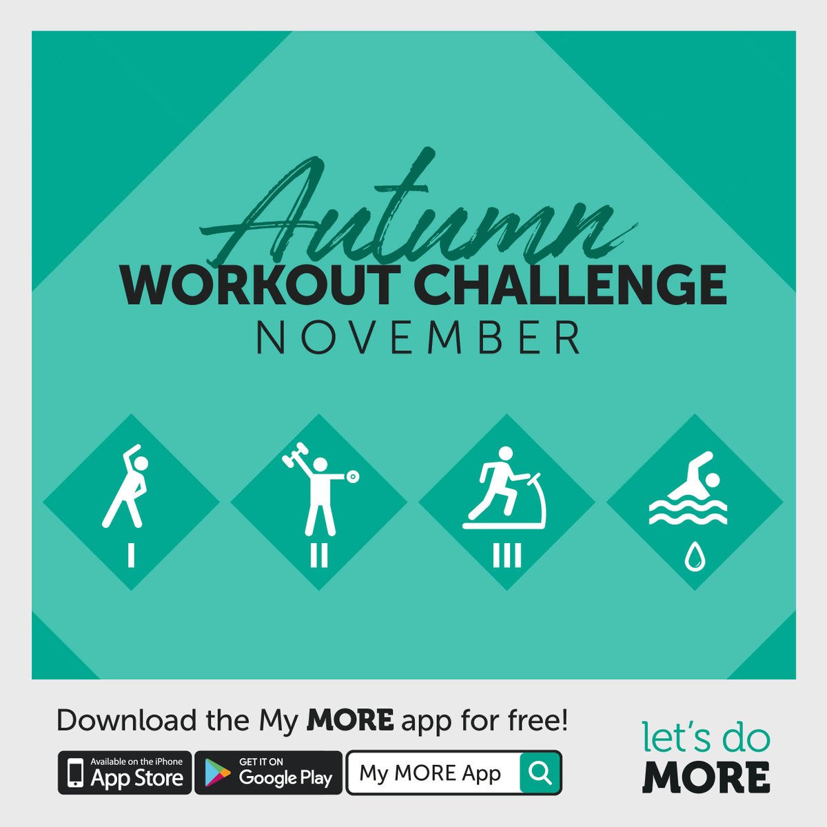 Feel AWESOME this Autumn Workout Challenge 🍂 Download the My MORE app here: morefitness.app 

#workout #fitness #fitnessmotivation  #workoutmotivation #beactive #fitnessjourney #LetsDoMore