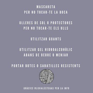 SalvemCAPSgr's tweet photo. Molta gent de Catalunya s'està desplaçant avui a ajudar els veïns dels pobles afectats per la Dana, si us plau feu cas d'aquestes recomanacions, és important protegir la salut pública.
Si us plau difondre!!

#DANA https://t.co/PNWlAv2Ukz