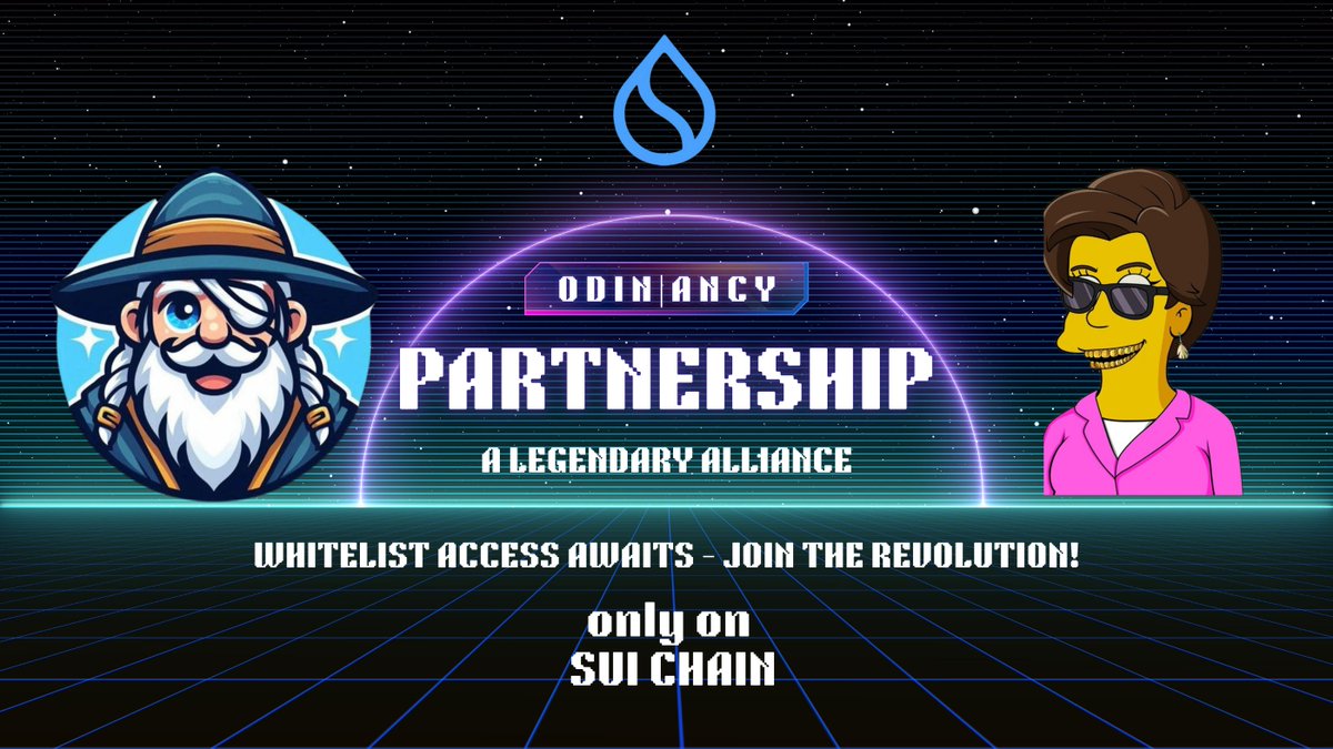 $ODIN x $Ancy
A Legendary Alliance Coming Soon ⚔️✨

Whitelist Access Awaits 🔥🚀 – Don’t Miss Out! 👀

Follow our friend @AncyPeosui and Join their Telegram: ⚡
t.me/AncyPeosiPortal

Stay with us!

#odin $odin #ancy #SUI