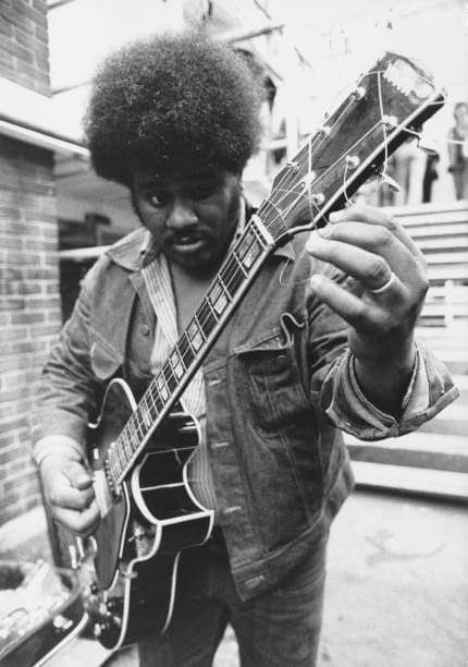 Sonny Sharrock Central Park, New York, United States, 1972. (Photo by K. Abe/Shinko Music)