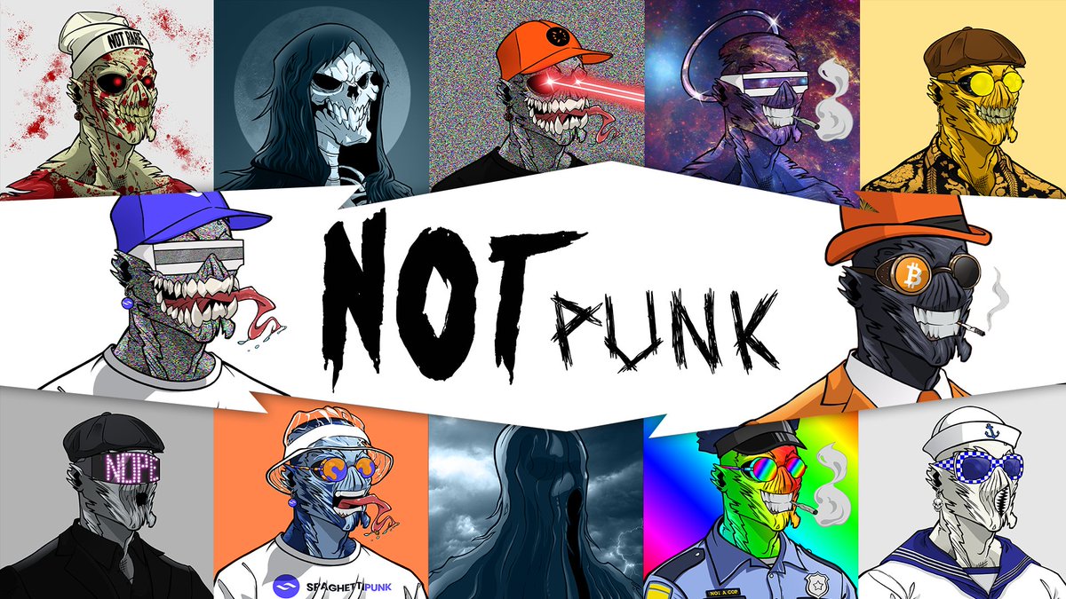 wrappednothing's tweet photo. 🚨 WL mint for NOT Punk is now live! Head over and claim your spot before public mint opens. 🔥

https://t.co/CTLj7HvfAW https://t.co/VjXB8xpZ69