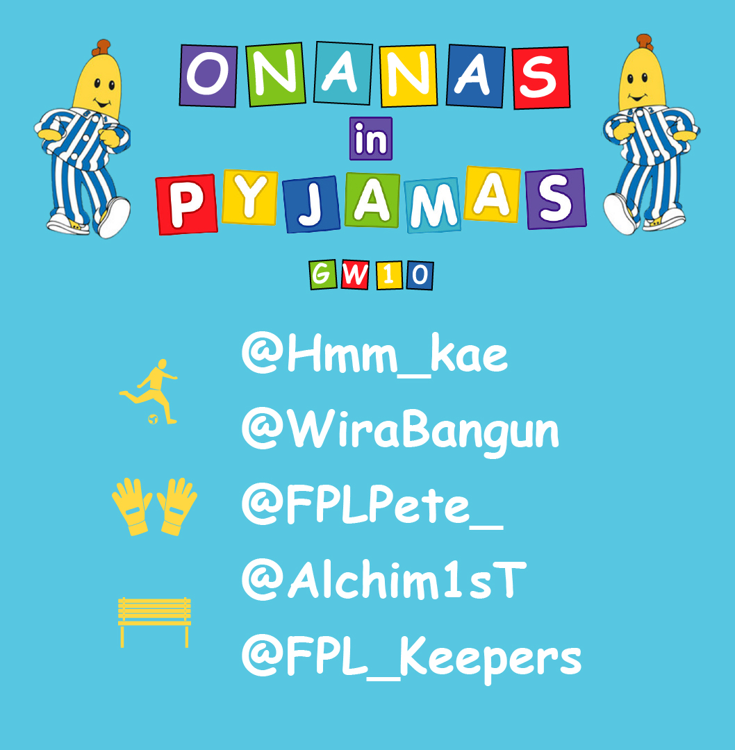 🚨Our line up for this gameweek!

<a href="/OfficialSKLW/">Strikers Keepers Losers Weepers</a> Premier League match against "El Sin Nombre" 

<a href="/Hmm_kae/">FPL kae</a> won't leave our attacking line. This week he is joined by <a href="/WiraBangun/">Wira Prasetio Bangun 🇮🇩</a>, who ran riot on the bench last gw. Our keeper is <a href="/FPLPete_/">Pete Allaway</a>!

I took my first -8 in ages and need a rest💤