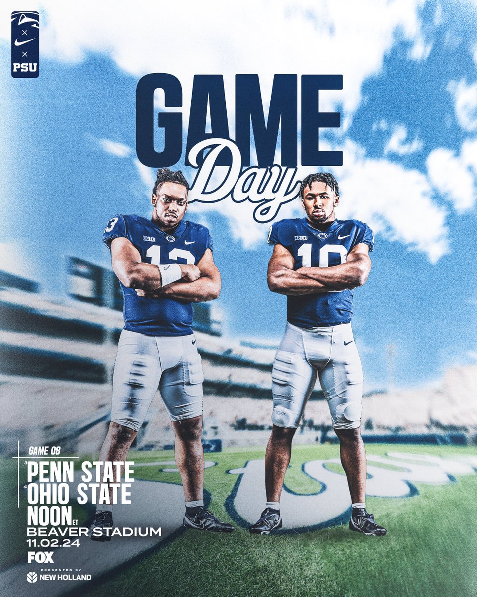 PennStateFball's tweet photo. IT’S GAME DAY https://t.co/4w0H3aq03g