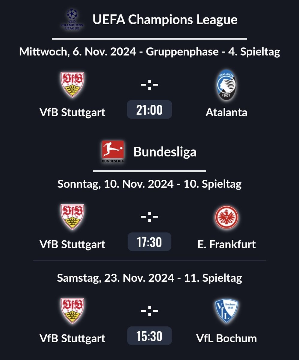 rafaelo1893's tweet photo. Jetzt 3 Heimspiele in der Festung MHP Arena. Am Besten eine glorreiche Siegesserie starten !

#HalaVfB
#VfB
#Heimsieg
#Bundesliga 
#ChampionsLeague
#MHPArena
#BesteStimmung https://t.co/piu50kdJ3K