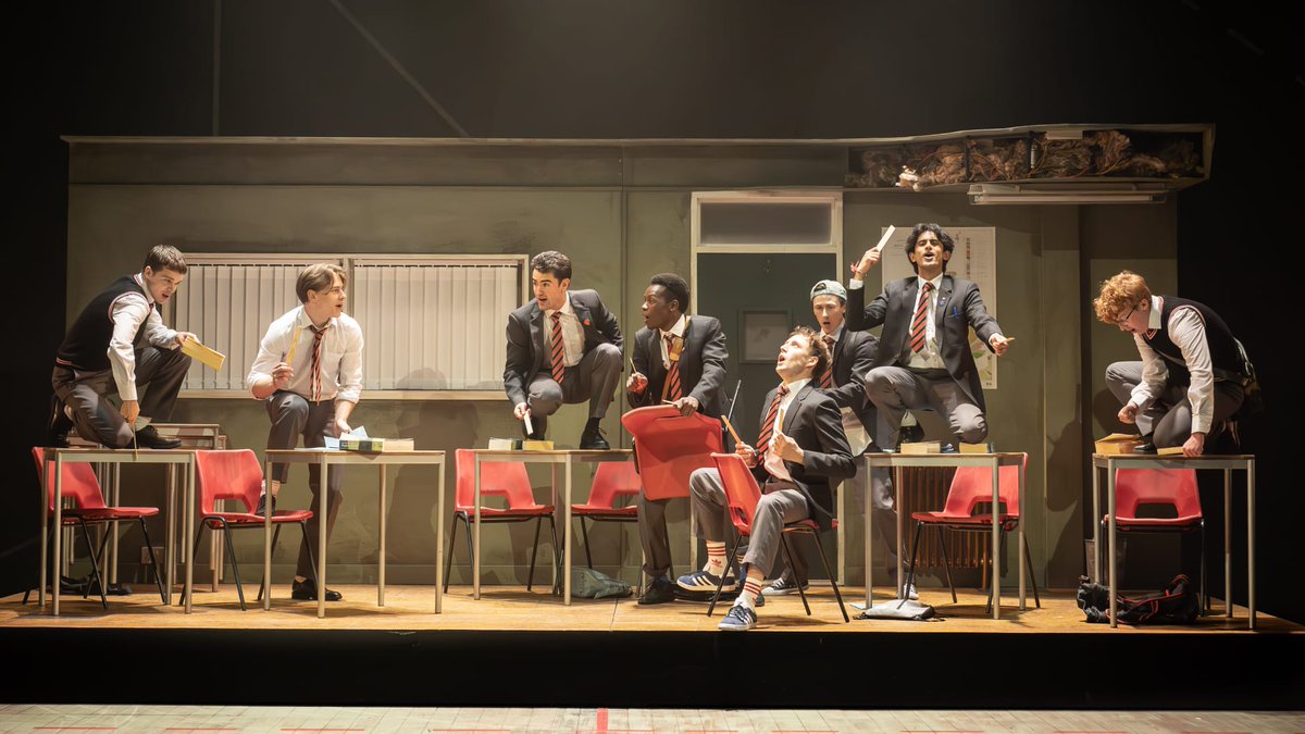 Great set by <a href="/Grace_Smart/">Grace Smart</a> for The History Boys - and wonderful to see <a href="/SirNedCostello/">Ned Costello</a> as Rudge - congrats to <a href="/globalhlthtwit/">Anthony Costello</a> for your actor son's talent and congrats to <a href="/QPCS/">QPCS</a> <a href="/QPCSAlumni/">QPCS Alumni</a> for their part in these wonderful young people succeeding in the world of theatre.