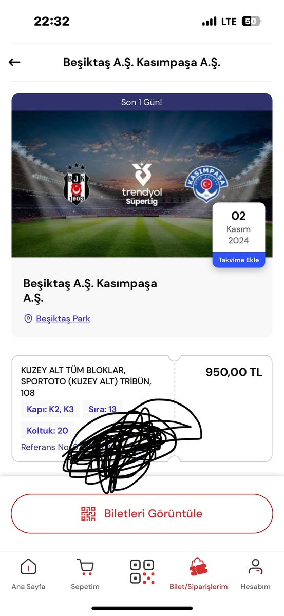 HamzaOlcay4's tweet photo. Beşiktaş Kasımpaşa kuzey alt bilet mevcut ilgilenen arkadaşlar yazabilir https://t.co/Dg2wjv4Xo8