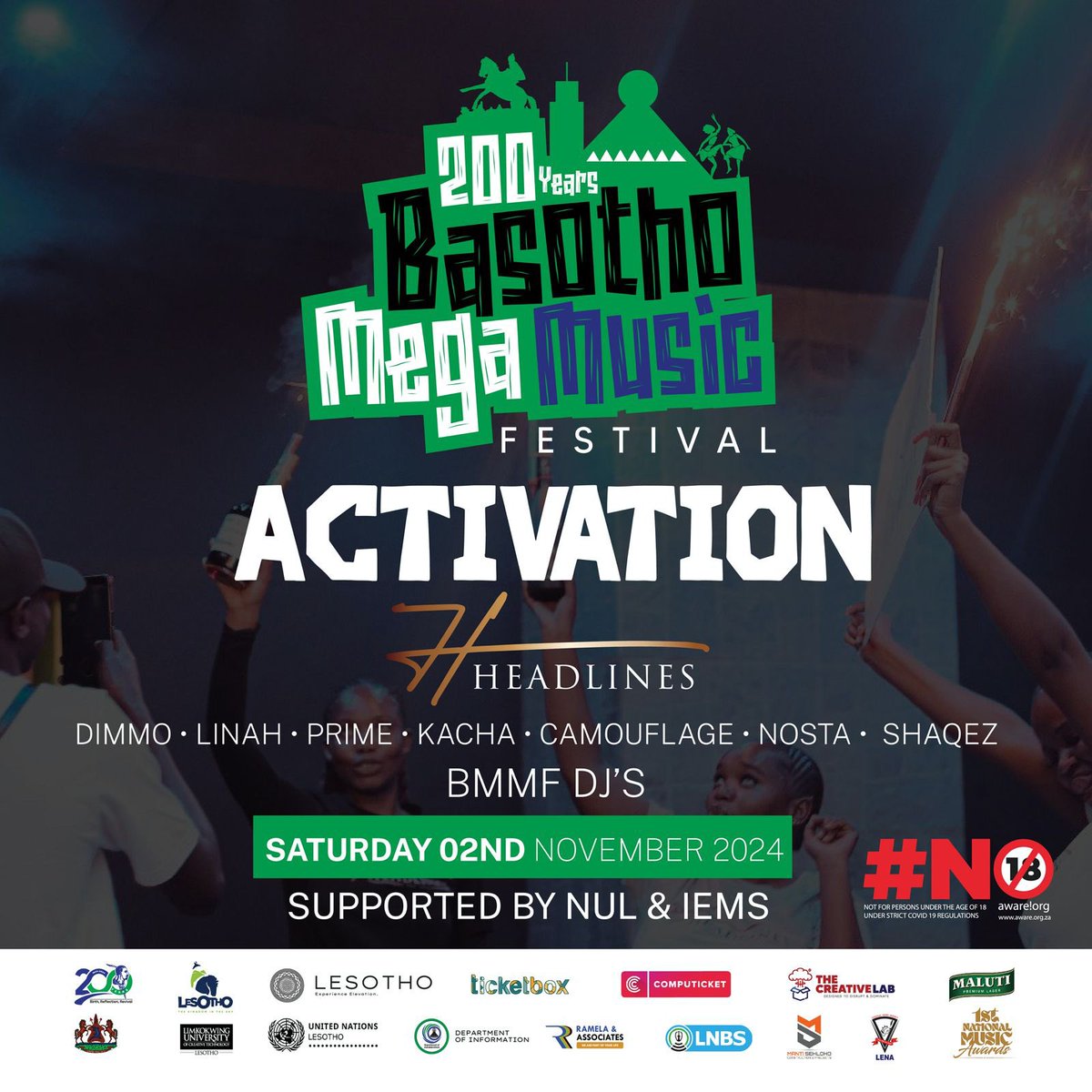 BMMF2024's tweet photo. The activations continue today at headlines , road to Setsoto Stadium #fillupsetsoto #200yearsofbasotho #megafest https://t.co/c0IRmETJ7j